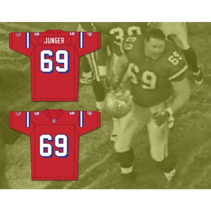 CUSTOM ANY Name Number JUNGER 69 WASHINGTON SENTINELS HOME Football Jersey Top Stitched S-6XL