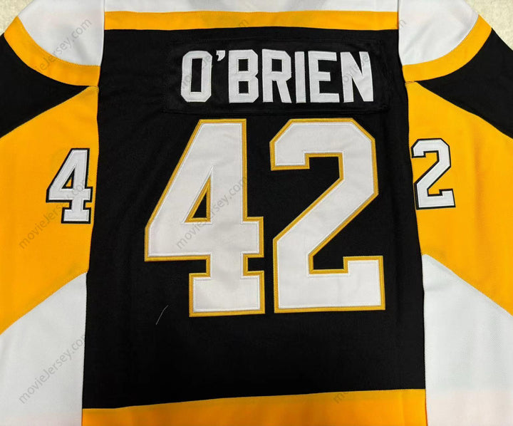Custom Any Name Number BINGHAMTON BROOME DUSTERS JIM O'BRIEN 42 HOCKEY JERSEY Top Stitched S-6XL