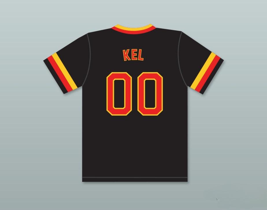 Custom Any Name Number KEL MITCHELL 00 ALL THAT BLACK BASEBALL JERSEY 2 Top Stitched S-6XL