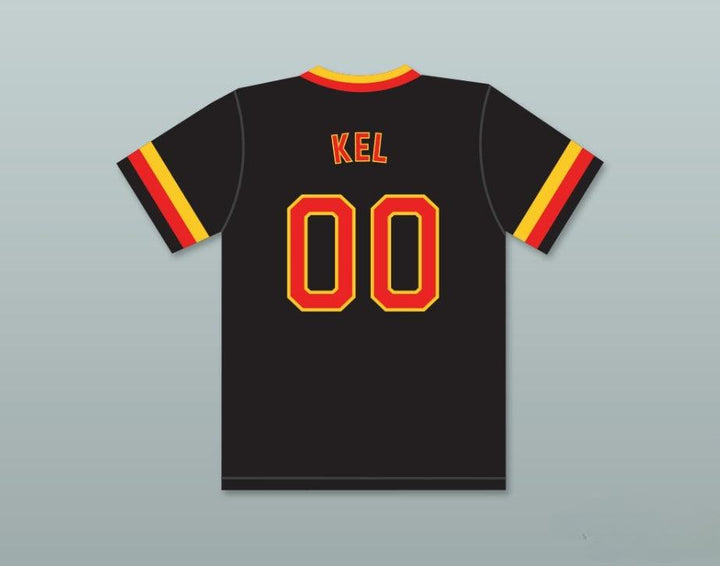 Custom Any Name Number KEL MITCHELL 00 ALL THAT BLACK BASEBALL JERSEY 2 Top Stitched S-6XL