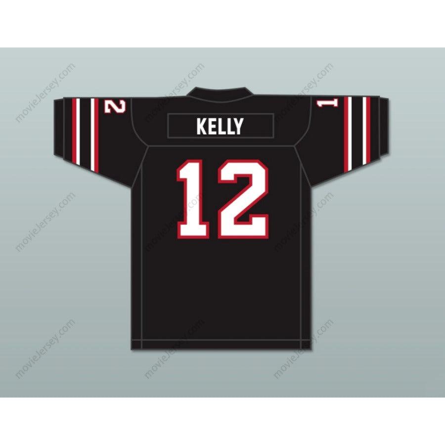 CUSTOM ANY Name Number 1984 USFL JIM KELLY 12 HOUSTON GAMBLERS ROAD Football Jersey Top Stitched S-6XL