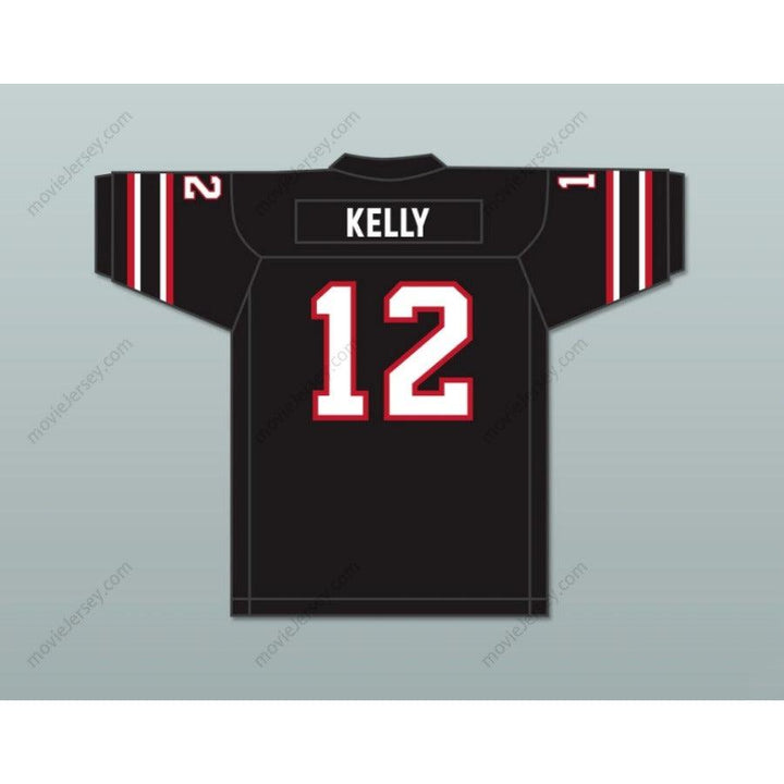 CUSTOM ANY Name Number 1984 USFL JIM KELLY 12 HOUSTON GAMBLERS ROAD Football Jersey Top Stitched S-6XL