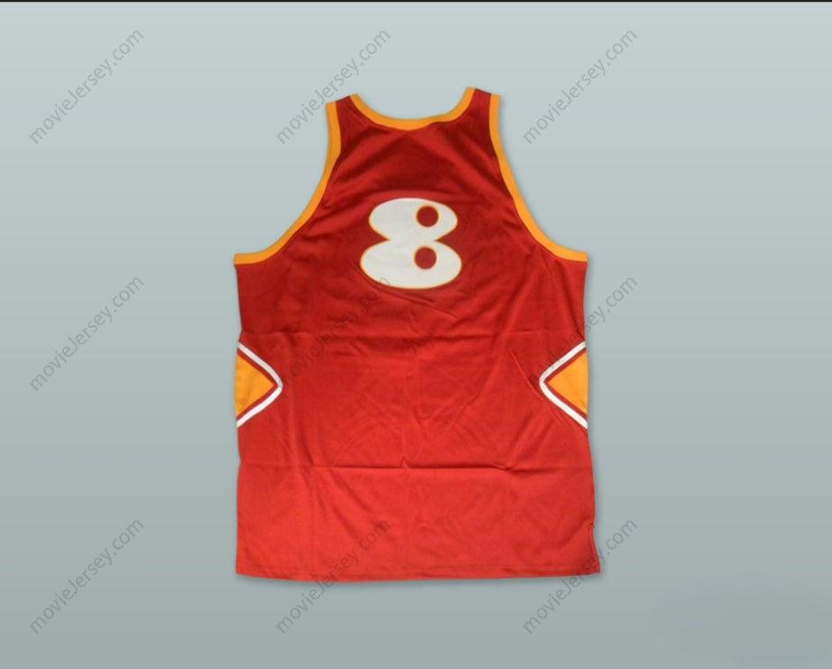 CUSTOM ANY Name Number 1978 HIGH FLYERS 8 RED BASKETBALL JERSEY Top Stitched S-6XL