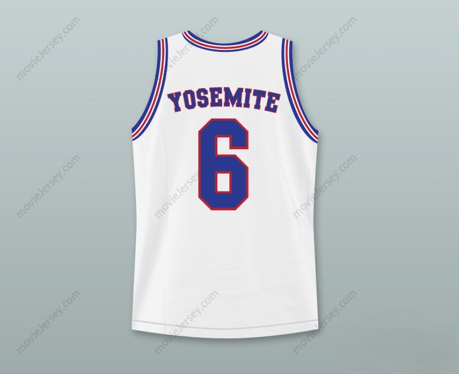 CUSTOM ANY Name Number YOSEMITE SAM 6 TUNE SQUAD BASKETBALL JERSEY WITH SPACE JAM PATCH Top Stitched S-6XL