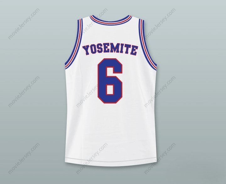 CUSTOM ANY Name Number YOSEMITE SAM 6 TUNE SQUAD BASKETBALL JERSEY WITH SPACE JAM PATCH Top Stitched S-6XL
