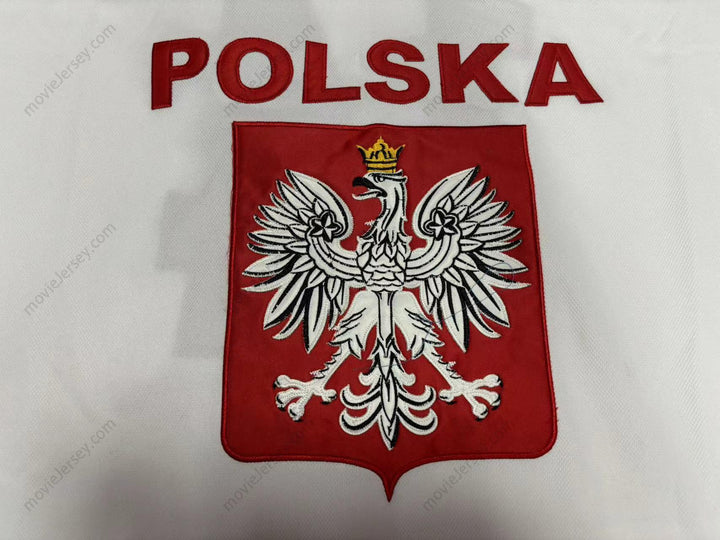 Custom Any Name Number JAROSLAW RZESZUTKO 14 POLAND NATIONAL TEAM WHITE HOCKEY JERSEY Top Stitched S-6XL