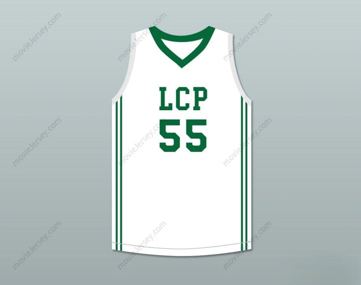 CUSTOM ANY Name Number TACKO FALL 55   LIONS WHITE BASKETBALL JERSEY Top Stitched S-6XL
