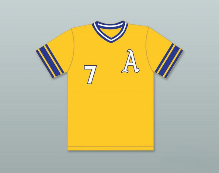Custom Any Name Number CAL RIPKEN JR 7 ABERDEEN HIGH SCHOOL  YELLOW BASEBALL JERSEY 2 Top Stitched S-6XL