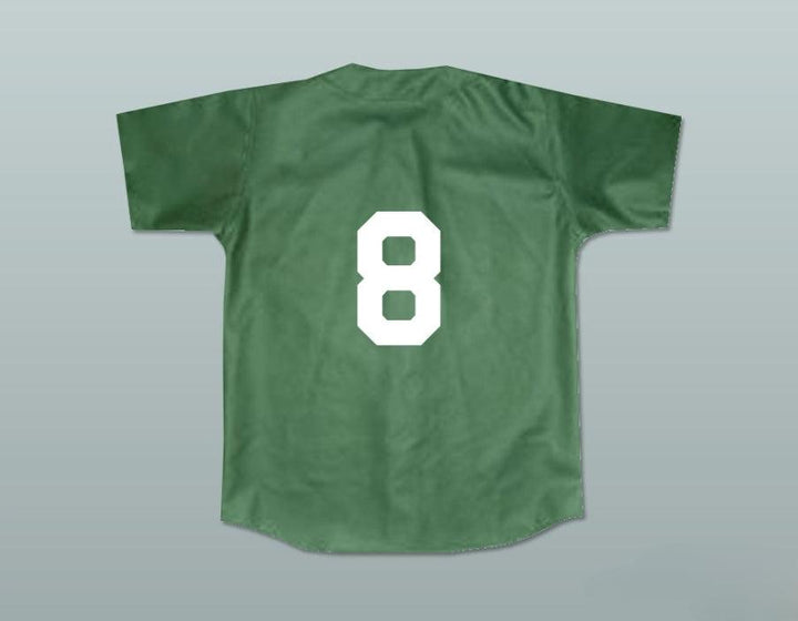 Custom Any Name Number KOFI EVANS 8 KEKAMBAS BASEBALL JERSEY HARDBALL DARK GREEN Top Stitched S-6XL