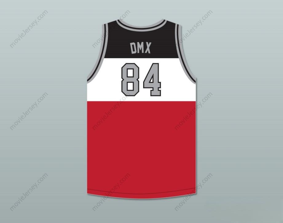 CUSTOM ANY Name Number DMX 84 ROUGH RYDERS TRICOLOR BASKETBALL JERSEY 1 Top Stitched S-6XL