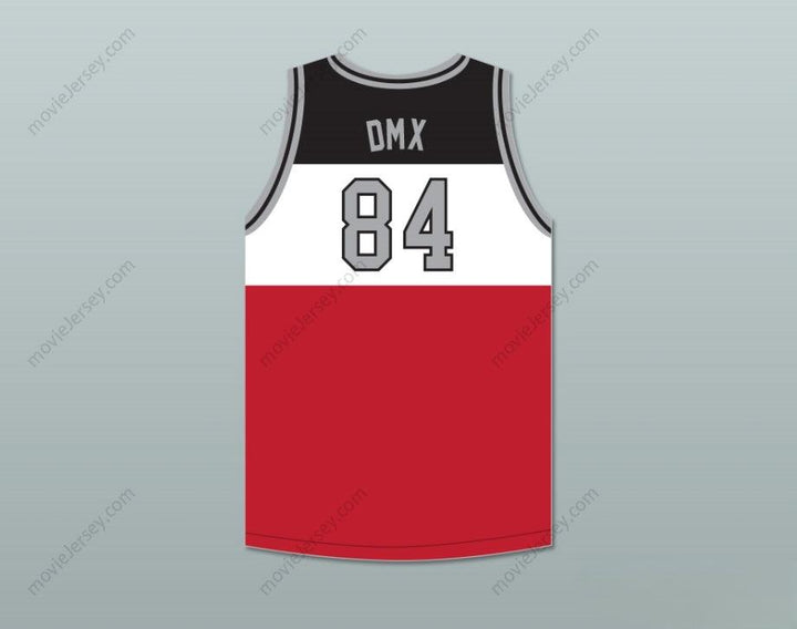 CUSTOM ANY Name Number DMX 84 ROUGH RYDERS TRICOLOR BASKETBALL JERSEY 1 Top Stitched S-6XL