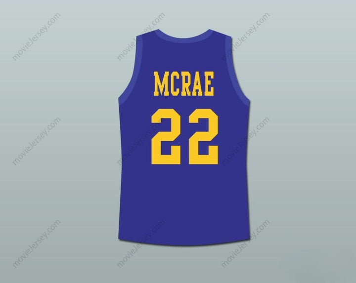 CUSTOM ANY Name Number ANFERNEE HARDAWAY BUTCH MCRAE WESTERN UNIVERSITY BASKETBALL JERSEY BLUE CHIPS MOVIE Top Stitched S-6XL