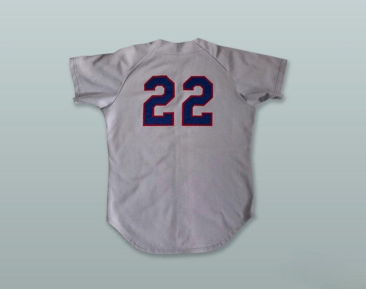 Custom Any Name Number  SOUNDS 22 GRAY BASEBALL JERSEY Top Stitched S-6XL
