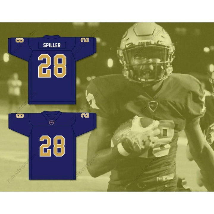 CUSTOM ANY Name Number ISAIAH SPILLER 28 KLEIN COLLINS HIGH SCHOOL TIGERS Football Jersey Top Stitched S-6XL