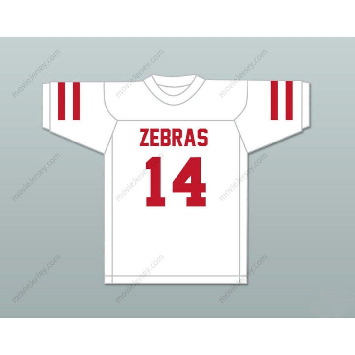 CUSTOM ANY Name Number DON HUTSON 14 PINE BLUFF ZEBRAS RED FOOTBALL JERSEY Top Stitched S-6XL