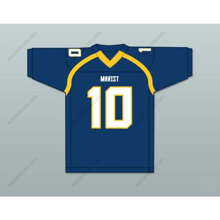 CUSTOM ANY Name Number KYLE HAMILTON 10 MARIST SCHOOL WAR  Football Jersey Top Stitched S-6XL