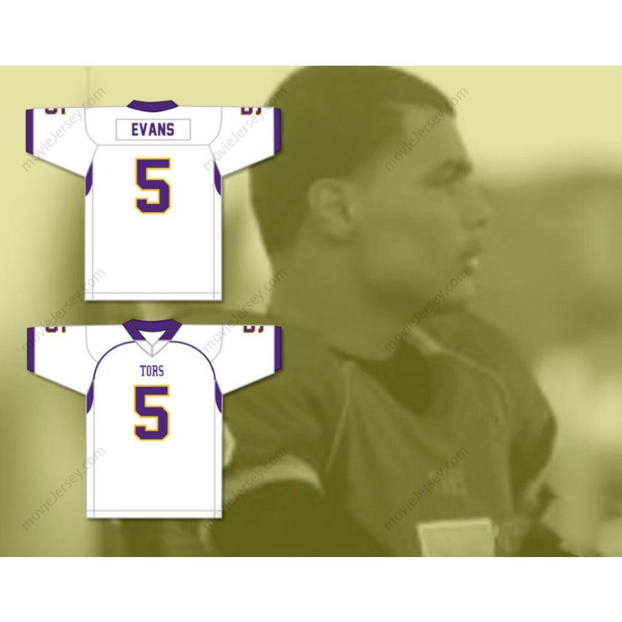 CUSTOM ANY Name Number MIKE EVANS 5 BALL HIGH SCHOOL TORS FOOTBALL JERSEY S-6XL