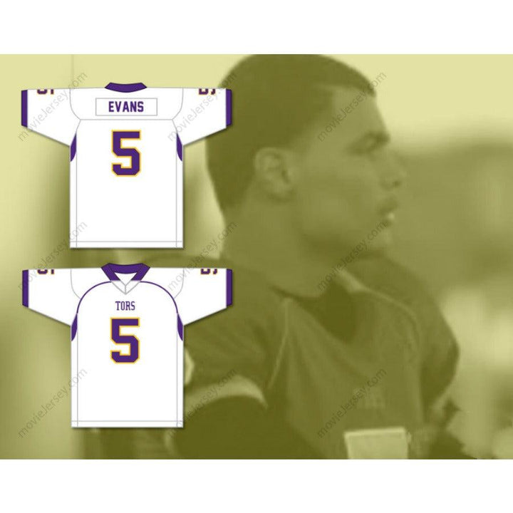 CUSTOM ANY Name Number MIKE EVANS 5 BALL HIGH SCHOOL TORS FOOTBALL JERSEY S-6XL
