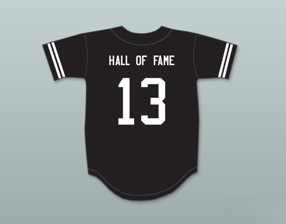Custom Any Name Number HALL OF FAME 13 BLACK BASEBALL JERSEY Top Stitched S-6XL