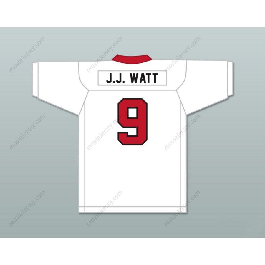 CUSTOM JJ WATT 9 HIGH SCHOOL PIRATES WHITE FOOTBALL JERSEY All S-6XL