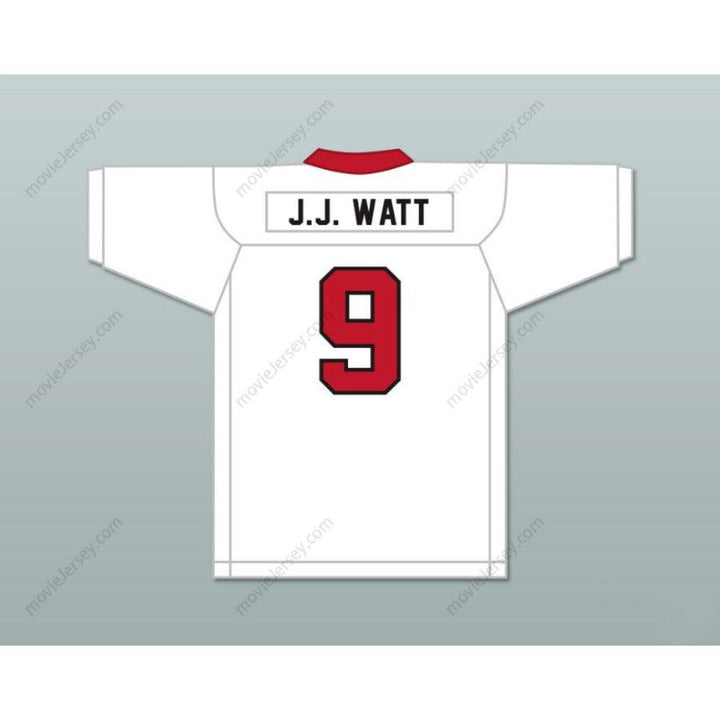 CUSTOM JJ WATT 9 HIGH SCHOOL PIRATES WHITE FOOTBALL JERSEY All S-6XL