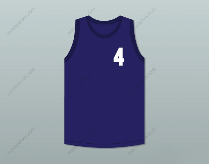 CUSTOM ANY Name Number JOHN HOGAN 4 BLUE BASKETBALL JERSEY STREETBALLERS Top Stitched S-6XL