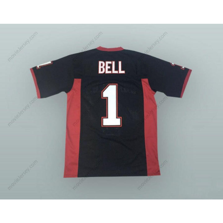 CUSTOM ANY Name Number LE'VEON BELL 1  MADISON HIGH SCHOOL CRUISERS BLACK FOOTBALL JERSEY Top Stitched S-6XL