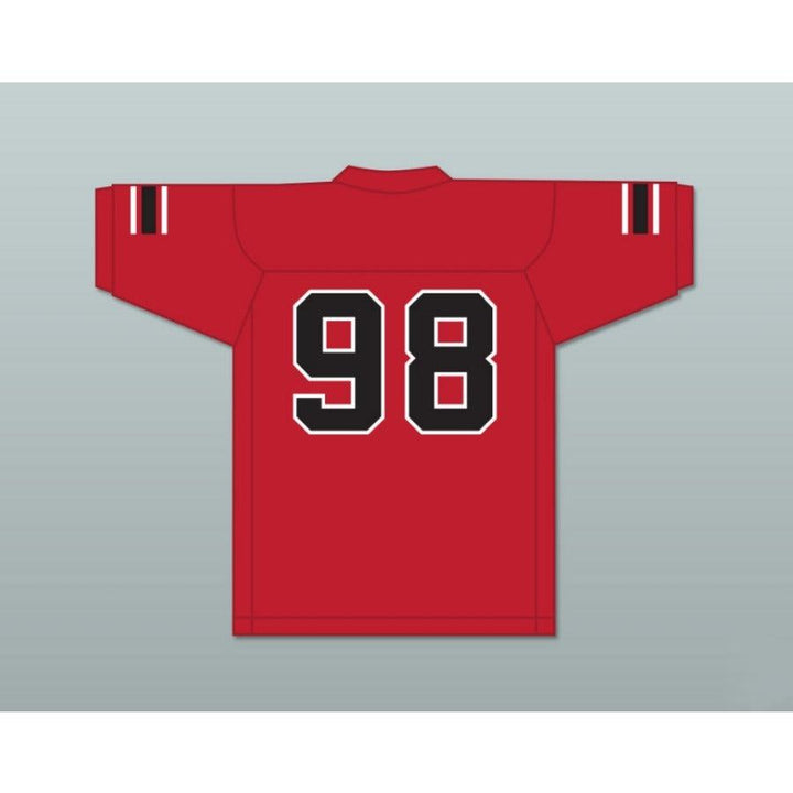 CUSTOM ANY Name Number GARY MCCRAE 98 EMCC LIONS FOOTBALL JERSEY INCLUDES PATCHES Top Stitched S-6XL