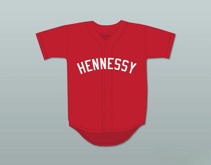 Custom Any Name Number PRODIGY 95 HENNESSY RED BASEBALL JERSEY Top Stitched S-6XL