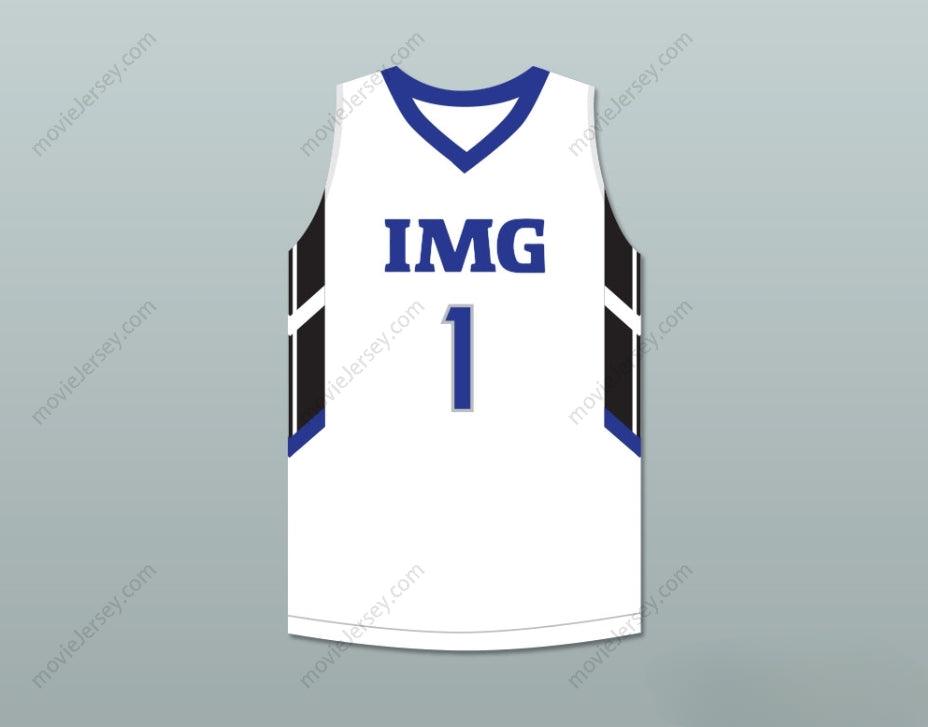 CUSTOM ANY Name Number JONATHAN ISAAC 1 IMG ACADEMY WHITE BASKETBALL JERSEY Top Stitched S-6XL