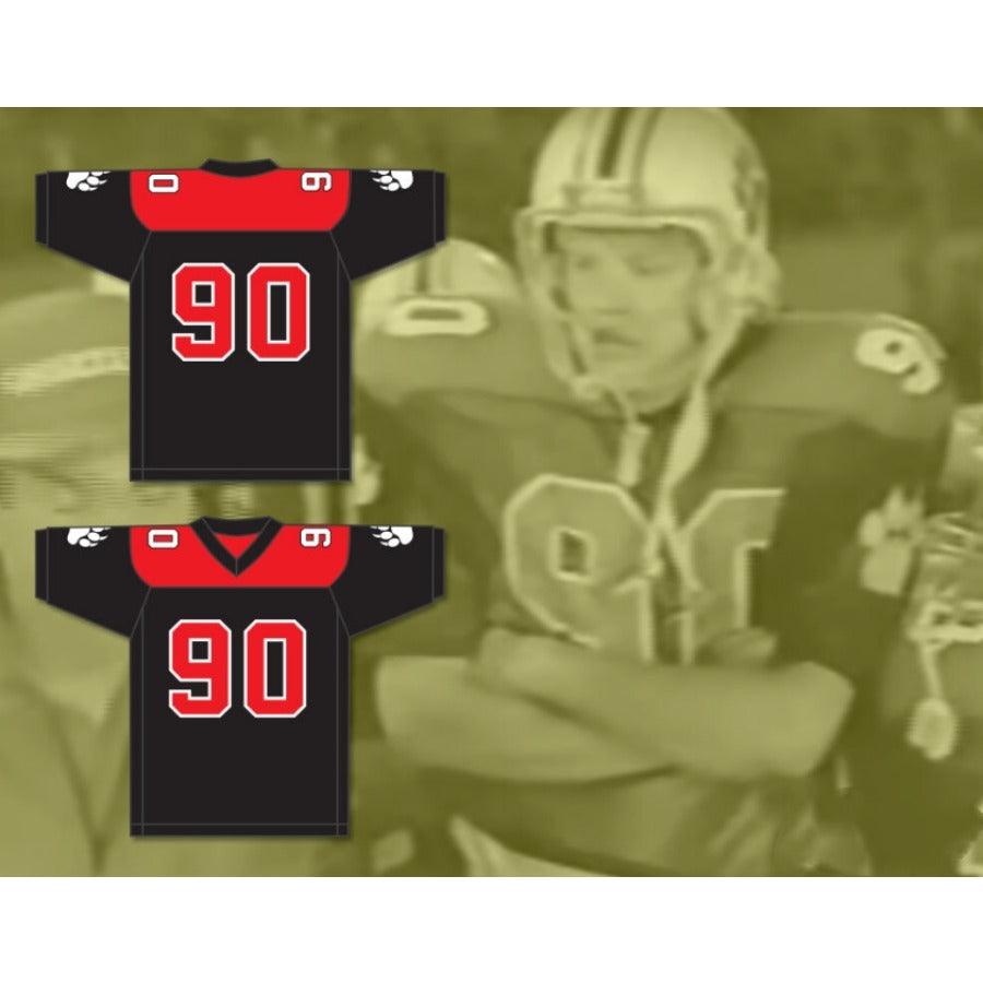 CUSTOM ANY Name Number MARVIN BLAYLOCK 90 MINNVILLE HIGH SCHOOL GRIZZLIES Football Jersey Top Stitched S-6XL