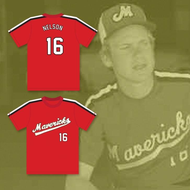 Custom Any Name Number ROB NELSON 16   RED BASEBALL JERSEY THE BATTERED BASTARDS OF BASEBALL Top Stitched S-6XL