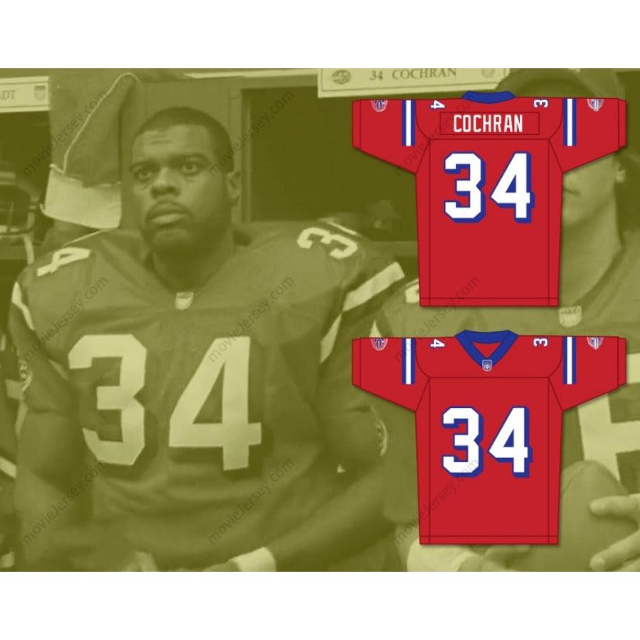 CUSTOM ANY Name Number TROY WINBUSH WALTER COCHRAN 34 WASHINGTON SENTINELS HOME Football Jersey Top Stitched S-6XL