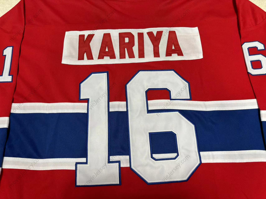 Custom Any Name Number PAUL KARIYA PENTICTON PANTHERS 16 HOCKEY JERSEY Top Stitched S-6XL