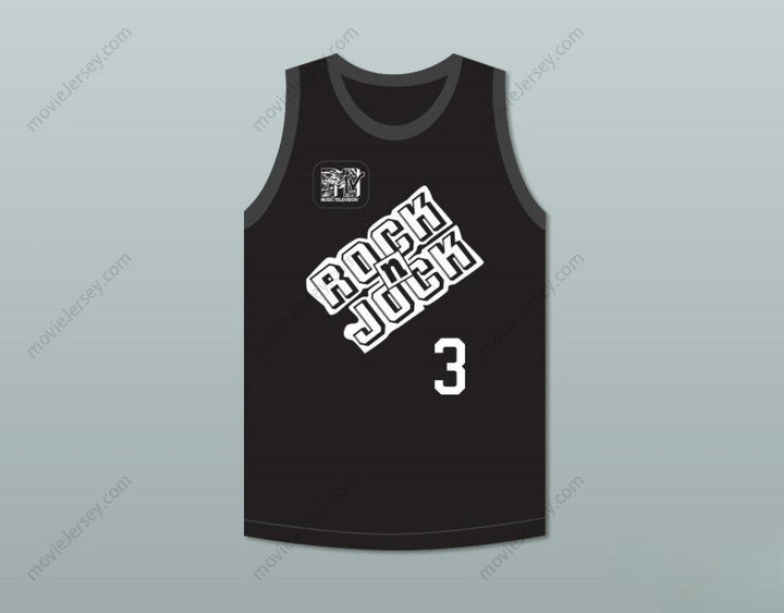 CUSTOM ANY Name Number CLIFFORD ROBINSON 3 BRICKLAYERS BASKETBALL JERSEY 3RD ANNUAL ROCK N' JOCK B-BALL JAM 1993 Top Stitched S-6XL