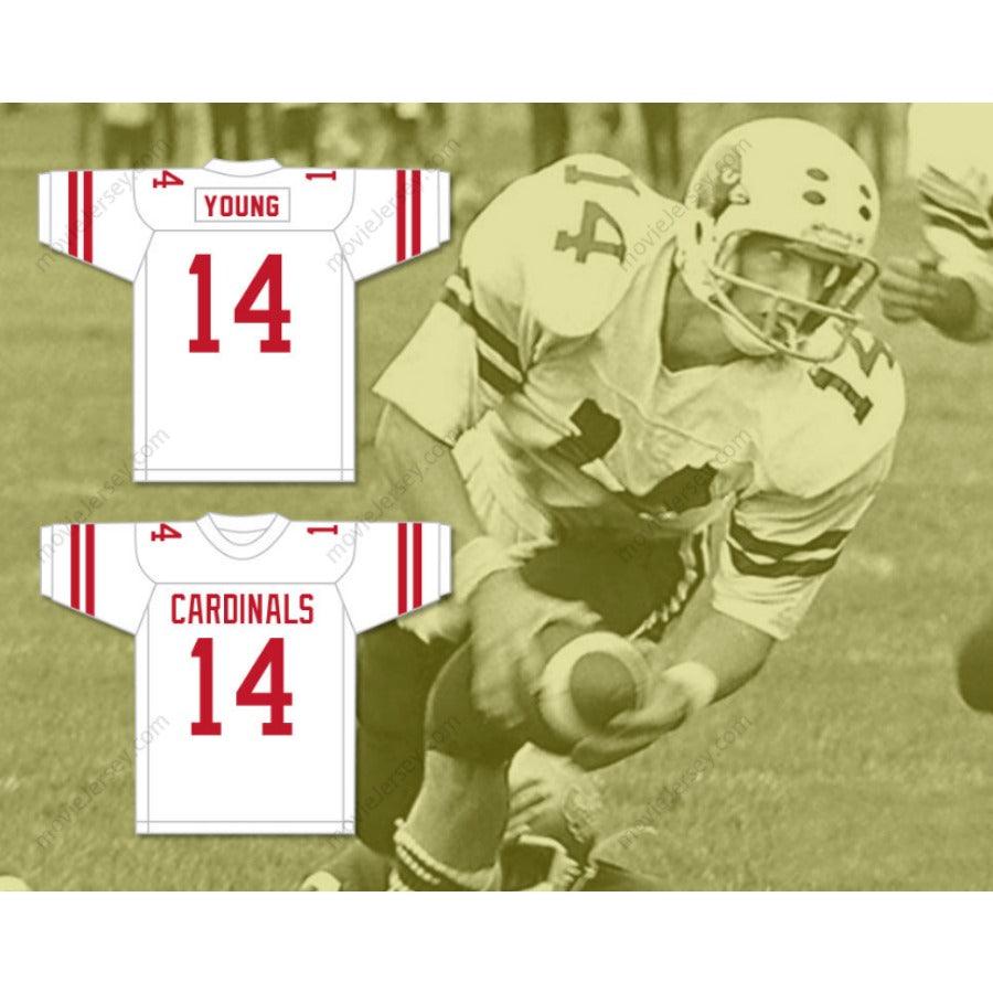 CUSTOM ANY Name Number STEVE YOUNG 14 GREENWICH HIGH SCHOOL CARDINALS Football Jersey Top Stitched S-6XL