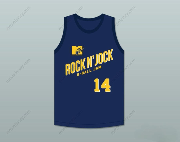 CUSTOM ANY Name Number JOEY LAWRENCE 14 VIOLATORS BASKETBALL JERSEY SECOND ANNUAL ROCK N' JOCK B-BALL JAM 1992 Top Stitched S-6XL