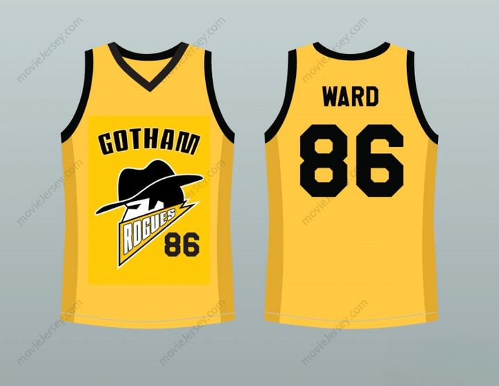 CUSTOM ANY Name Number GOTHAM ROGUES HINES WARD BASKETBALL JERSEY STITCH SEWN Top Stitched S-6XL