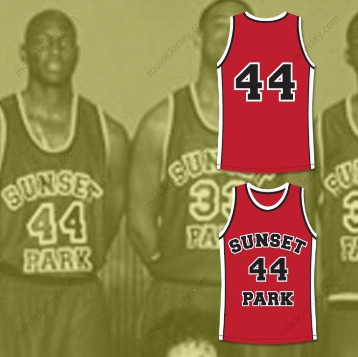 CUSTOM ANY Name Number ANTHONY C HALL ANDRE 44 SUNSET PARK BASKETBALL JERSEY STITCH SEWN Top Stitched S-6XL