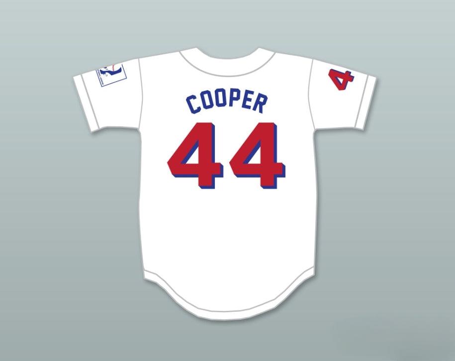 Custom Any Name Number JOE COOPER 44  BEERS BASEKETBALL WHITE BASEBALL JERSEY Top Stitched S-6XL