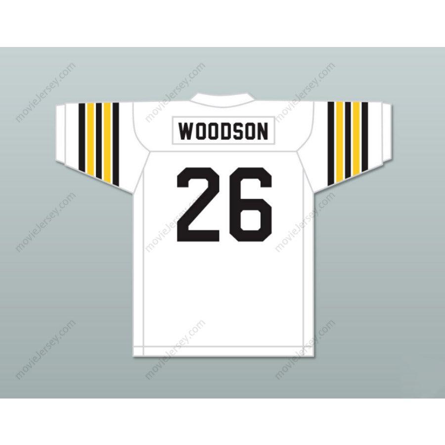CUSTOM ANY Name Number ROD WOODSON 26 R. NELSON SNIDER HIGH SCHOOL PANTHERS WHITE FOOTBALL JERSEY Top Stitched S-6XL