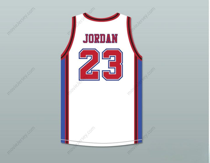CUSTOM ANY Name Number MICHAEL   23 LIKE MIKE WHITE BASKETBALL JERSEY Top Stitched S-6XL
