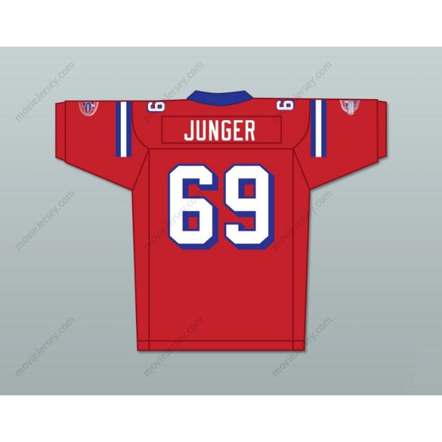 CUSTOM ANY Name Number JUNGER 69 WASHINGTON SENTINELS HOME Football Jersey Top Stitched S-6XL