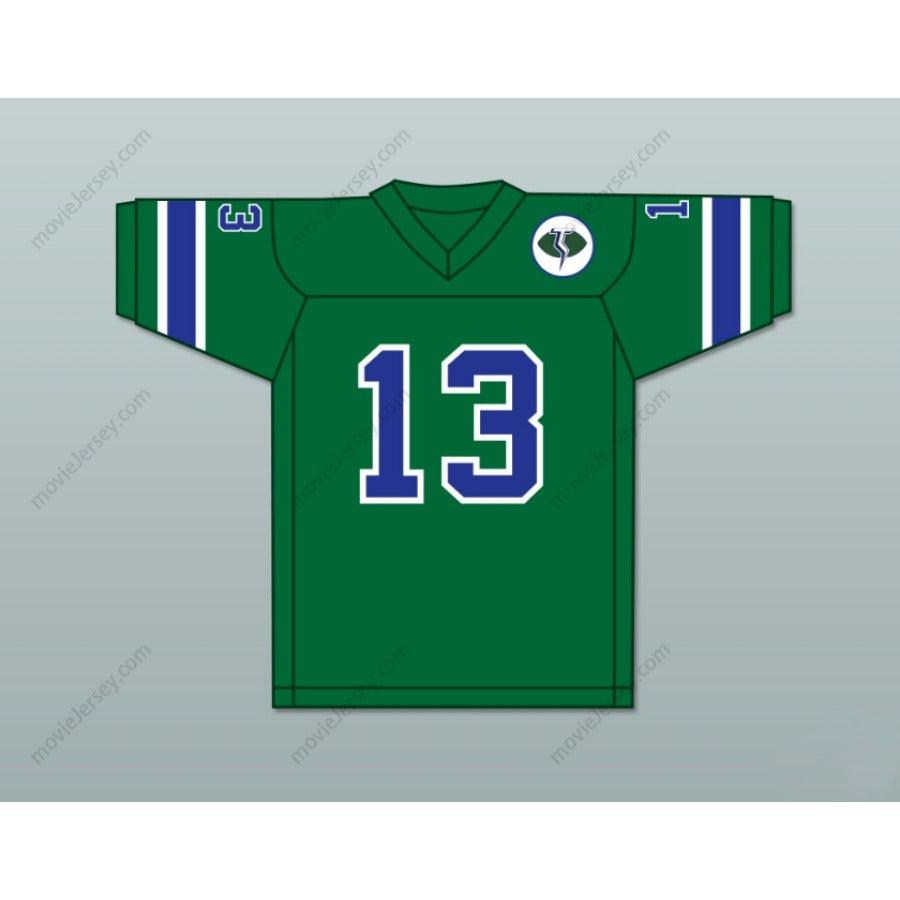 CUSTOM ANY Name Number 1975 WFL DON HORN 13 PORTLAND THUNDER HOME Football Jersey Top Stitched S-6XL