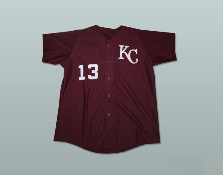 Custom Any Name Number DEREK JETER CENTRAL HIGH SCHOOL MAROON GIANTS BASEBALL JERSEY Top Stitched S-6XL