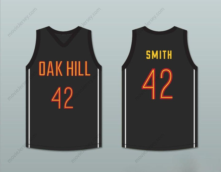 CUSTOM ANY Name Number JOSH SMITH 42 OAK HILL ACADEMY BLACK BASKETBALL JERSEY Top Stitched S-6XL