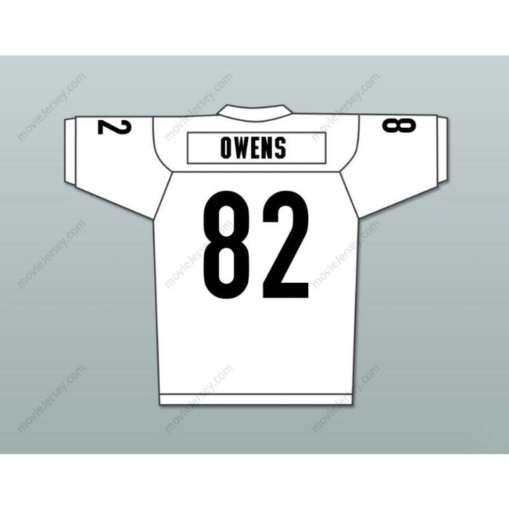 CUSTOM ANY Name Number TERRELL OWENS 82 MIAMI SHARKS WHITE TRIM Football Jersey Top Stitched S-6XL
