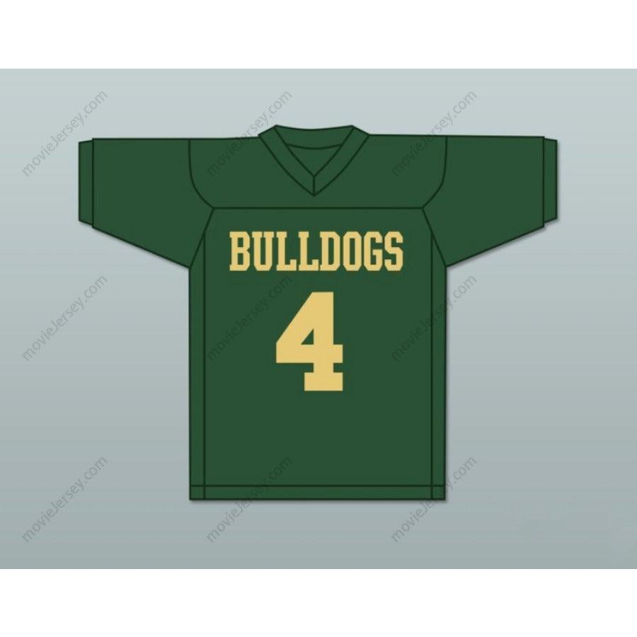 CUSTOM ANY Name Number JOE BURROW 4 ATHENS MIDDLE SCHOOL BULLDOGS GREEN Football Jersey Top Stitched S-6XL