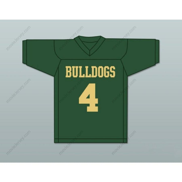 CUSTOM ANY Name Number JOE BURROW 4 ATHENS MIDDLE SCHOOL BULLDOGS GREEN Football Jersey Top Stitched S-6XL