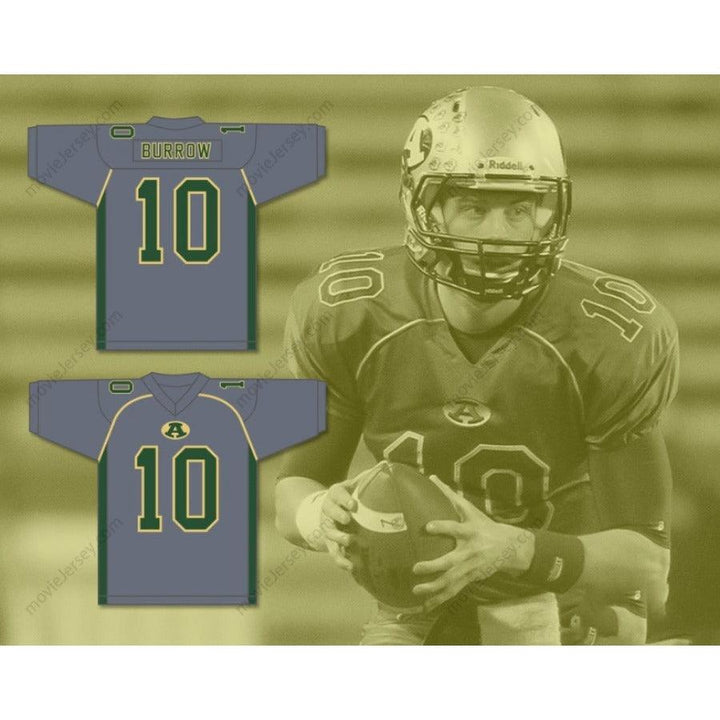 CUSTOM ANY Name DARK GRAY JOE BURROW 10 ATHENS HIGH SCHOOL Football Jersey Top Stitched S-6XL